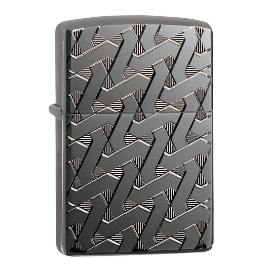Zippo Geometric Weave Design