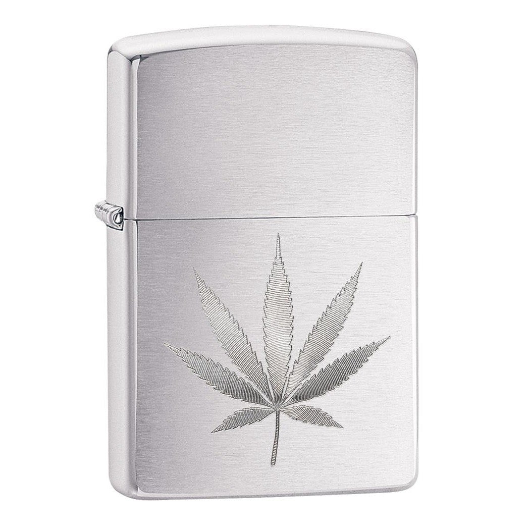 Zippo Leaf Design Engraved