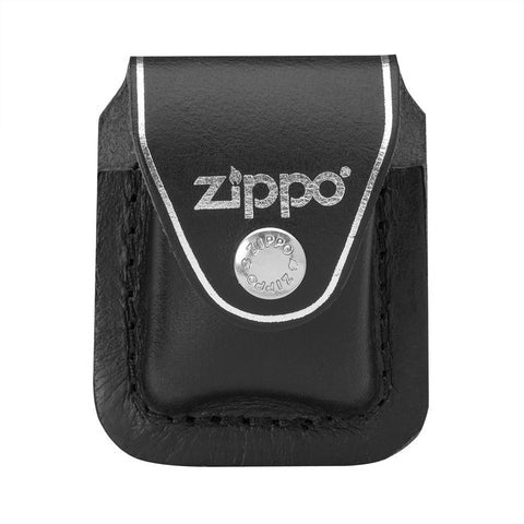 Zippo Ledertasche Schwarz - Clip