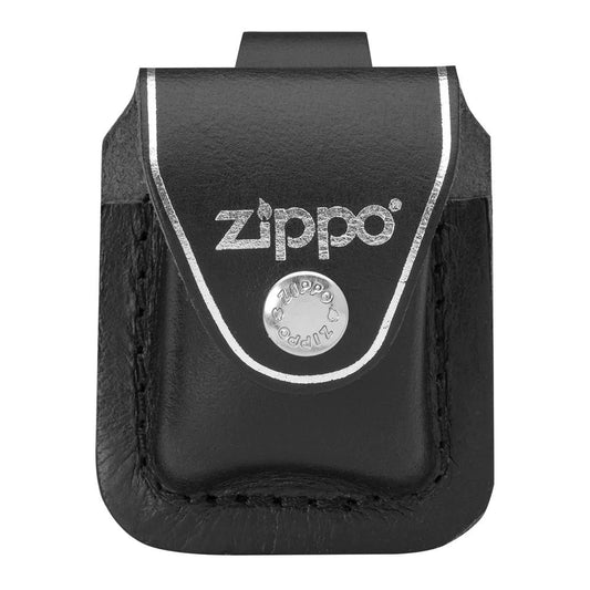 Zippo Ledertasche Schwarz - Lasche