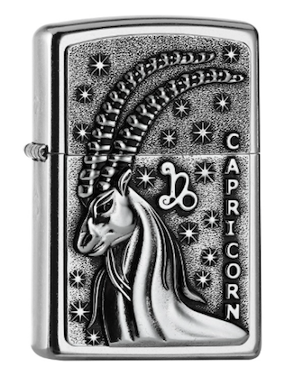Zippo – Sternzeichen Steinbock * Neu *