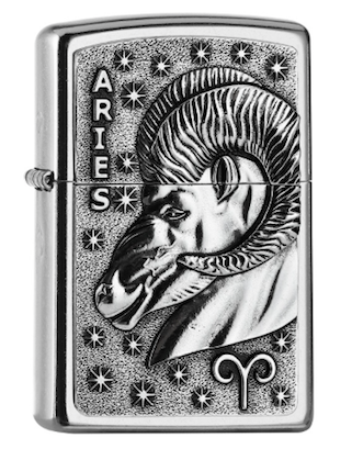 Zippo – Sternzeichen Widder * Neu *