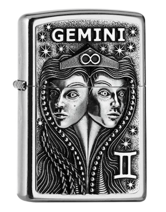 Zippo – Sternzeichen Zwilling * Neu *