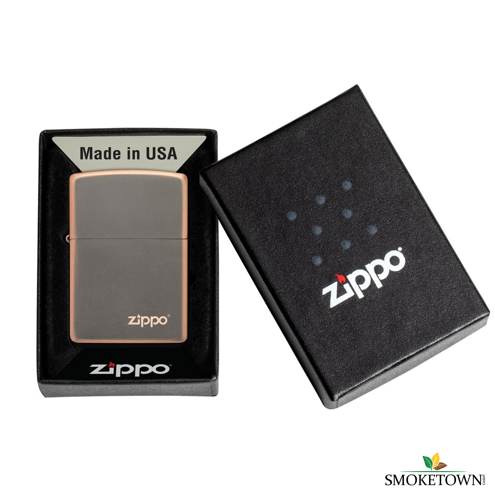 Zippo Rustic Bonze – bronze Feuerzeug, bronze Zippo